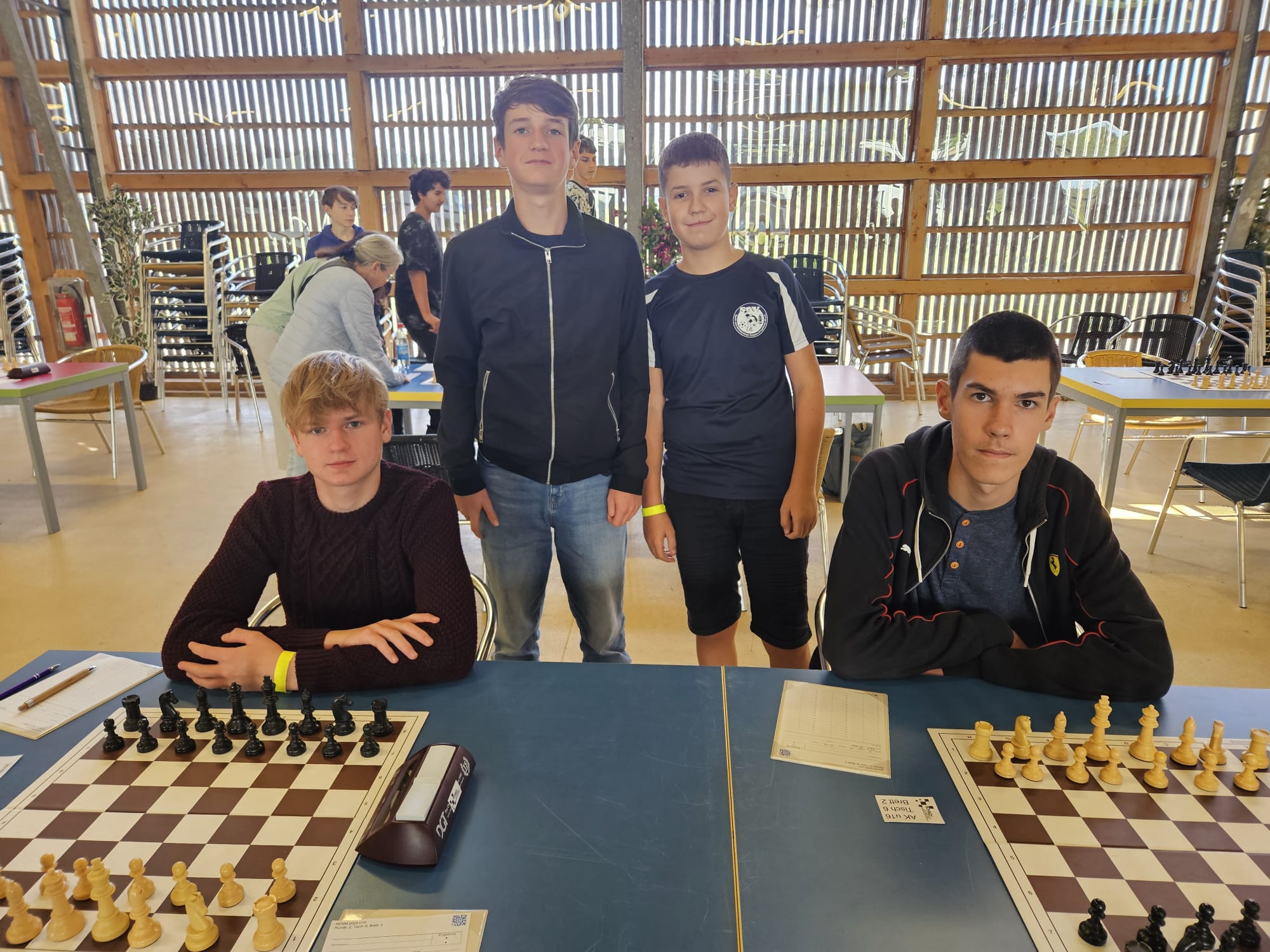 Die u16-Mannschaft bei der Norddeutschen Vereinsmeisterschaft 2025; Foto: Norbert Bauer