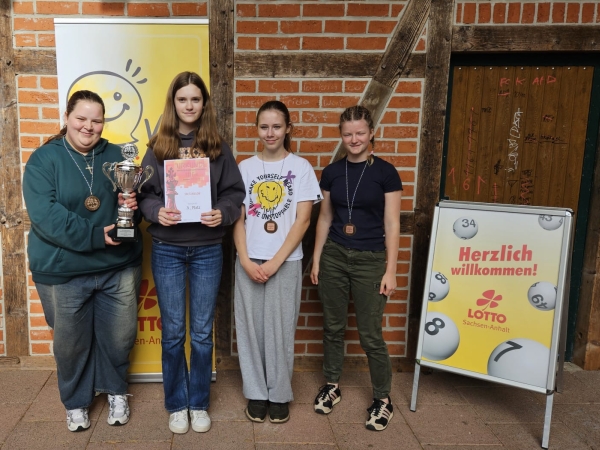Die u16w-Mannschaft bei der Norddeutschen Vereinsmeisterschaft 2026; Foto: Norbert Bauer