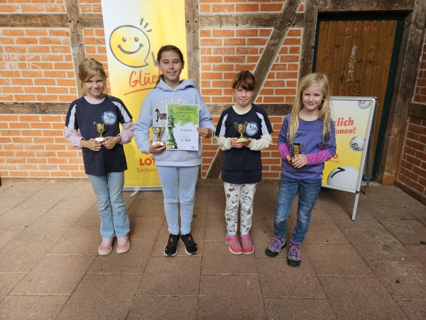 Die u12w-Mannschaft bei der Norddeutschen Vereinsmeisterschaft 2026; Foto: Norbert Bauer