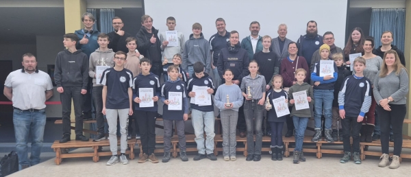 Die SAV-Delegation in Malchow; Foto: Peter Feist