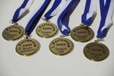 Medaillen im Turnier Feriencup 2006 ...