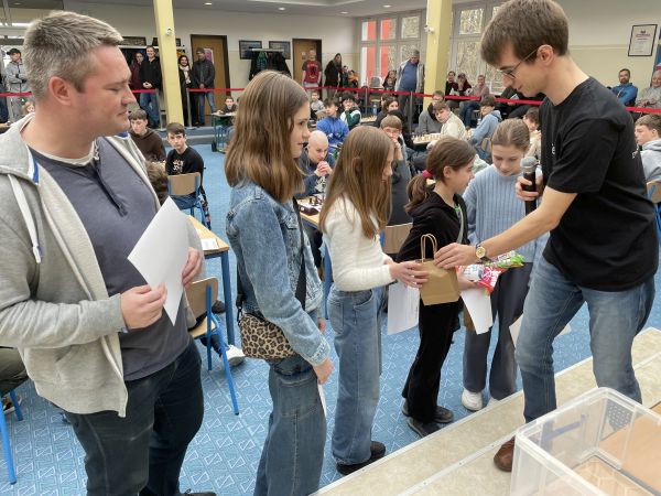 Ehrung durch die Schachjugend M-V