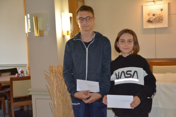 Bester Jugendlicher U14 und U18: Piotr Zaręba (Szczecin) und Filip  Pawlicz (SAV Torgelow)