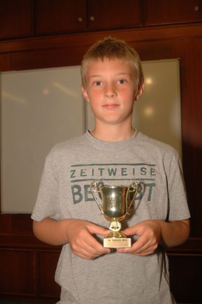 Bester Jugendlicher des Landkreises UER: Felix Trmer (Haffgrundschule Ueckermnde)