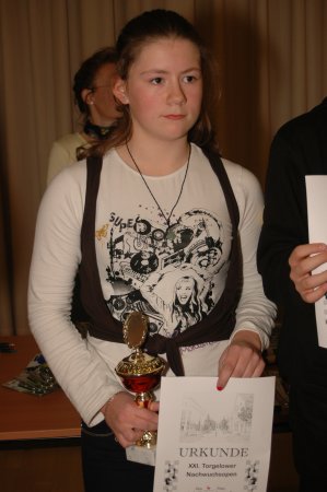 Bestes Mdchen u14, Justyna Kruszewska (UKS Bialy Pion Gryfino)