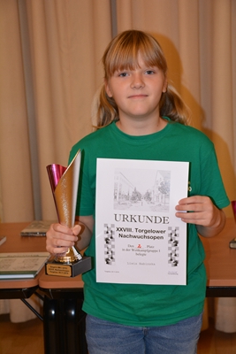 Siegerin Wettkampfgruppe I: Liwia Babinska (UKS Bialy Pion Gryfino)